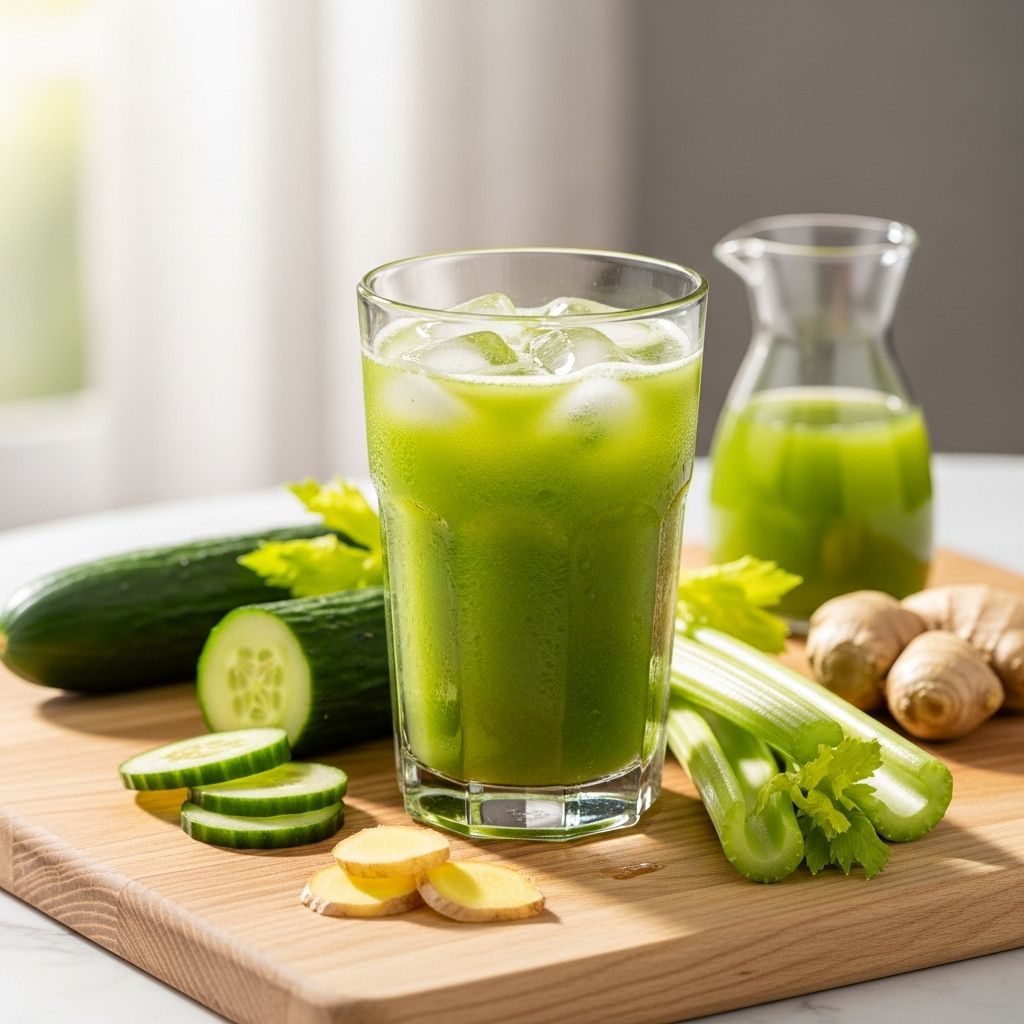 Cucumber Celery Juice Recipe: 4 Easy Steps For Hydration Start your day with a hydrating, nutrient-rich cucumber celery juice made with fresh, wholesome ingredients.