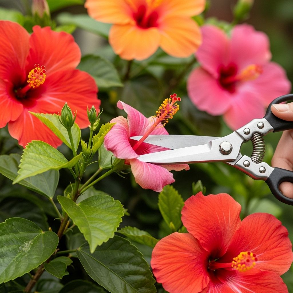 Removing spent blossoms refocuses energy on vibrant flowers and boosts plant health.