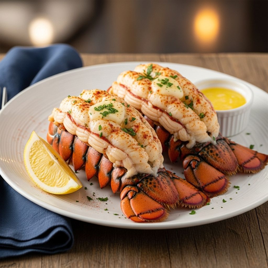 Transform ordinary dinners into romantic culinary experiences with perfectly baked lobster tails