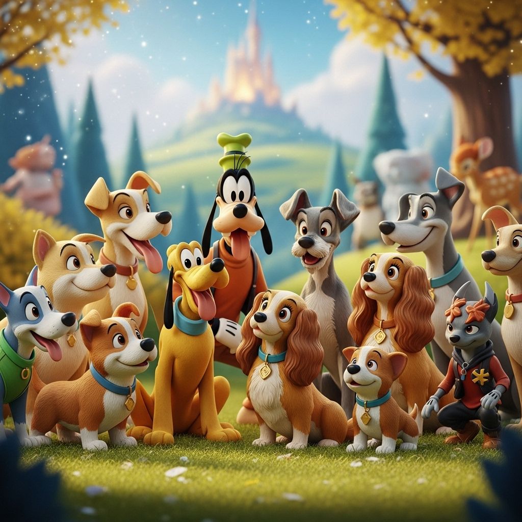 Spark your dog’s personality with a name straight from Disney’s enchanting world.