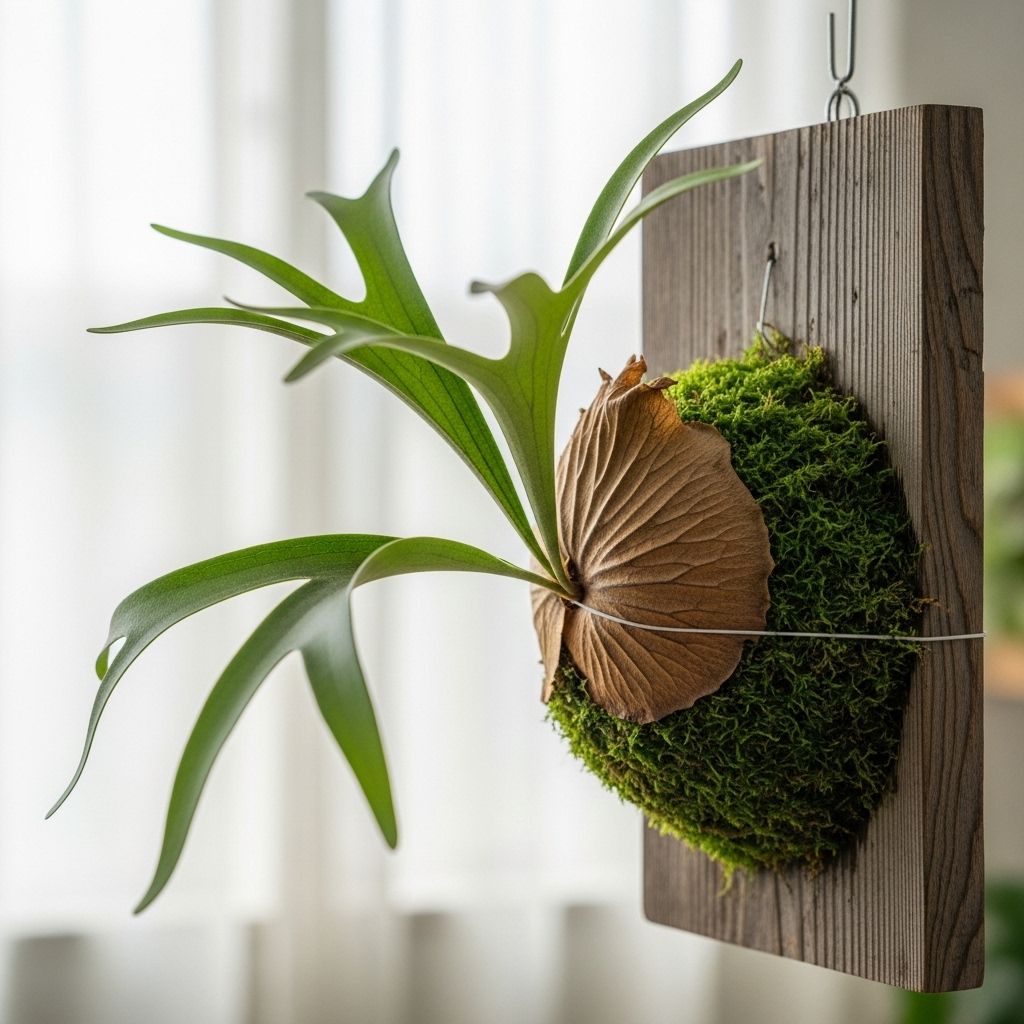 Unlock the art of mounting and caring for staghorn ferns with this essential guide for beginners and enthusiasts alike.