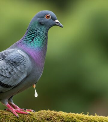 Their solid uric acid output showcases how birds conserve water and lighten their load.