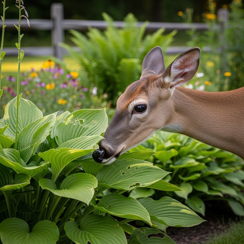 Simple garden tweaks can deter browsing wildlife and preserve your leafy shade plants.