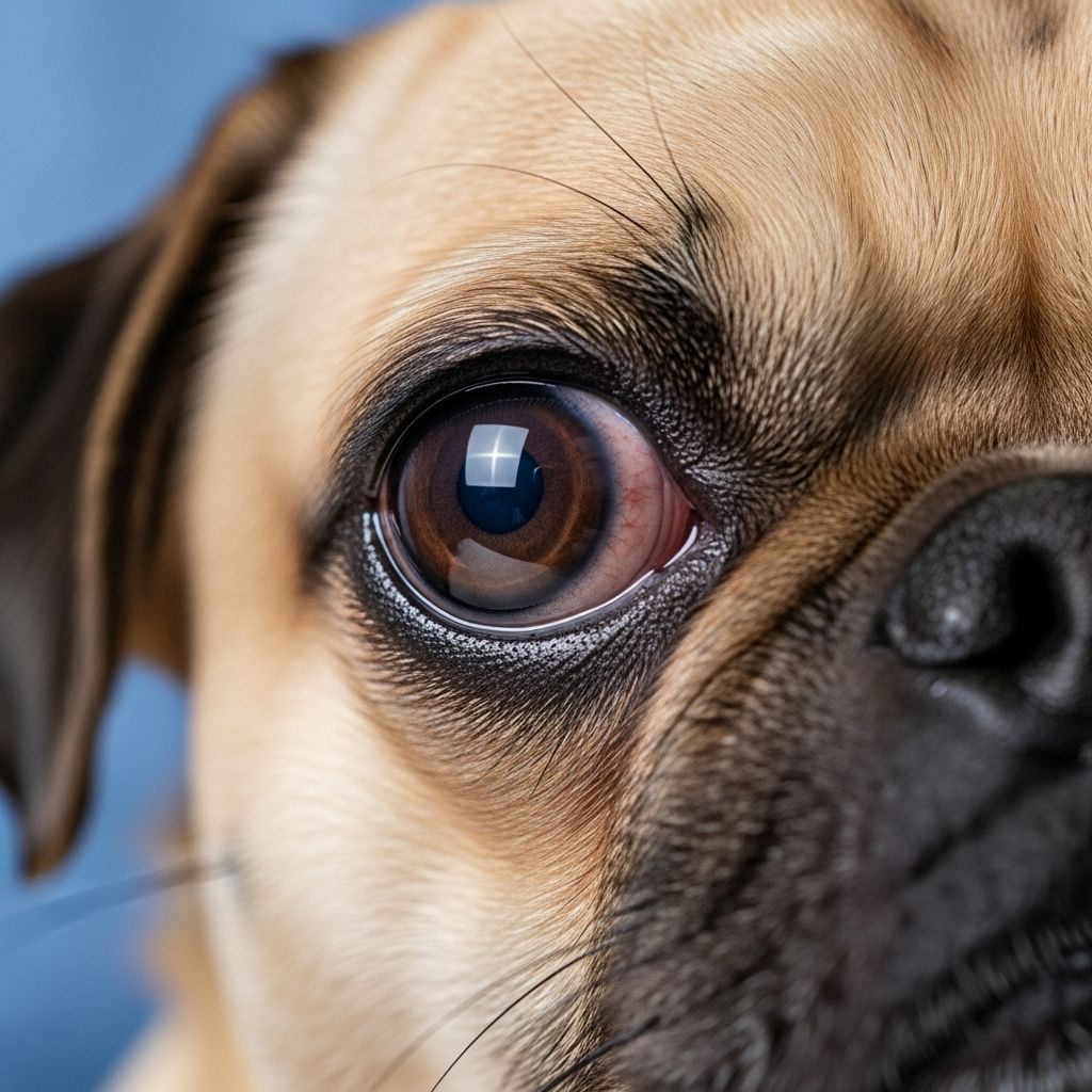 Rapid, gentle care can make all the difference when a canine’s eye faces sudden trauma.