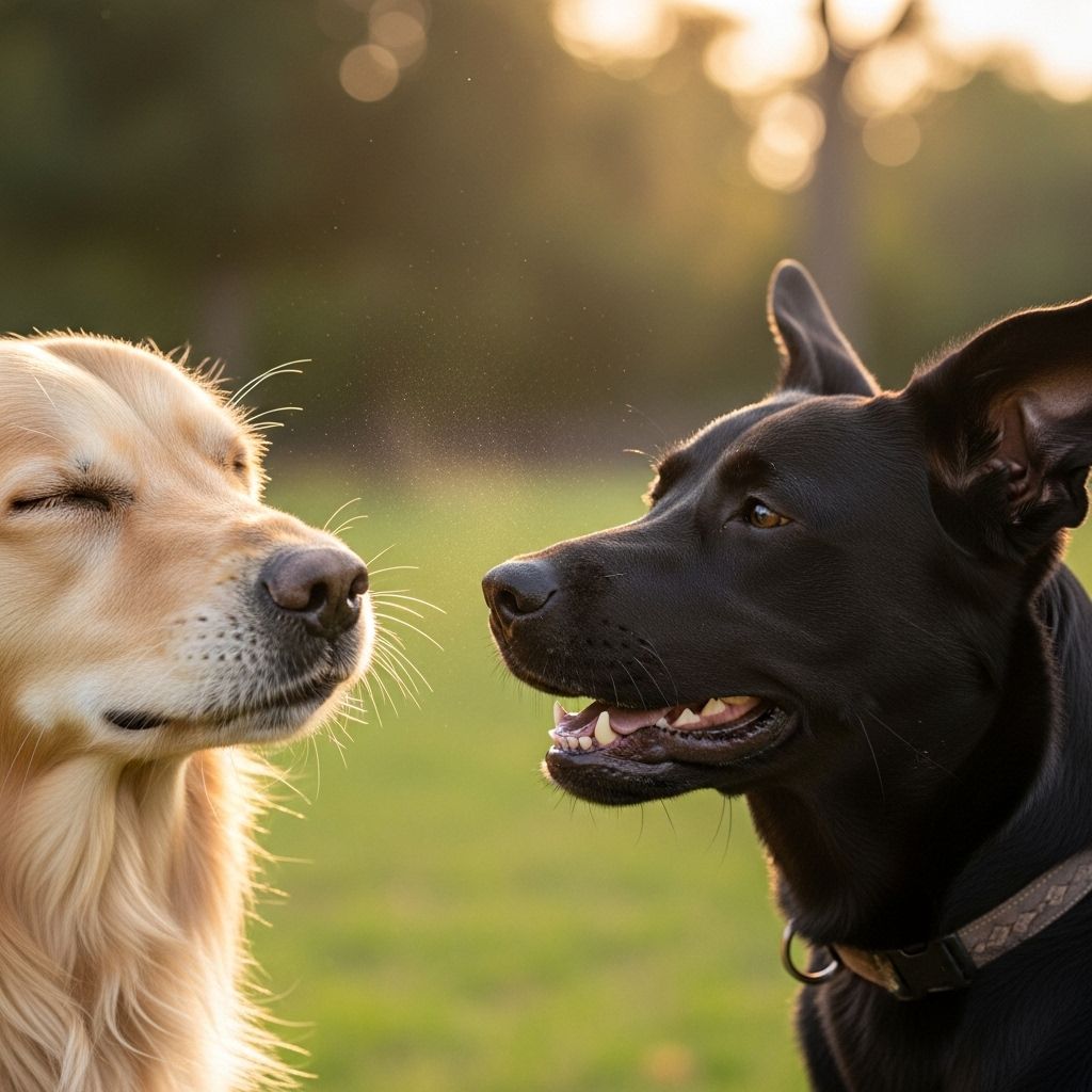 Play sneezes help dogs keep interactions friendly and signal when they need a break.