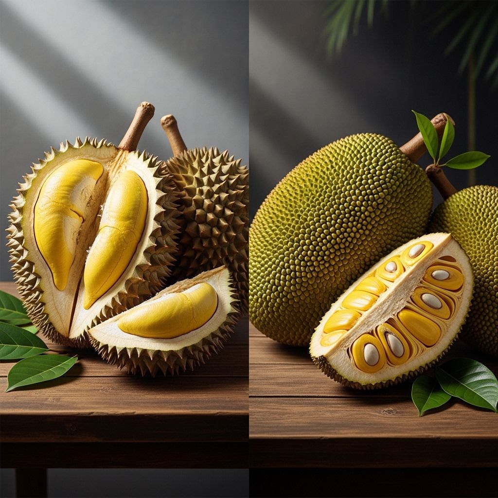 Delve into the world of durian and jackfruit to understand their differences and uses.