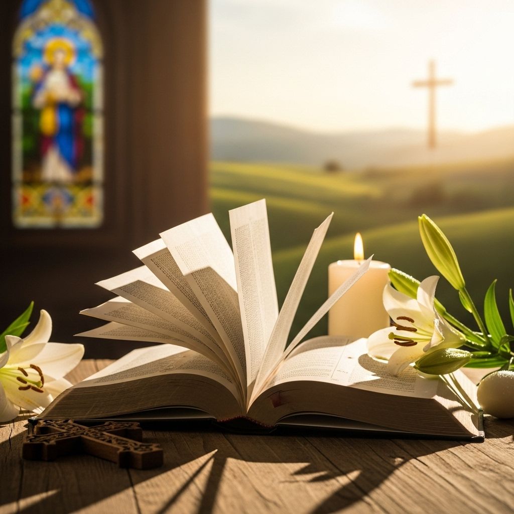 Top 50 Easter Bible Verses: Reflection, Renewal, And Hope Powerful scriptures mark the resurrection and spark a deeper sense of spiritual growth.