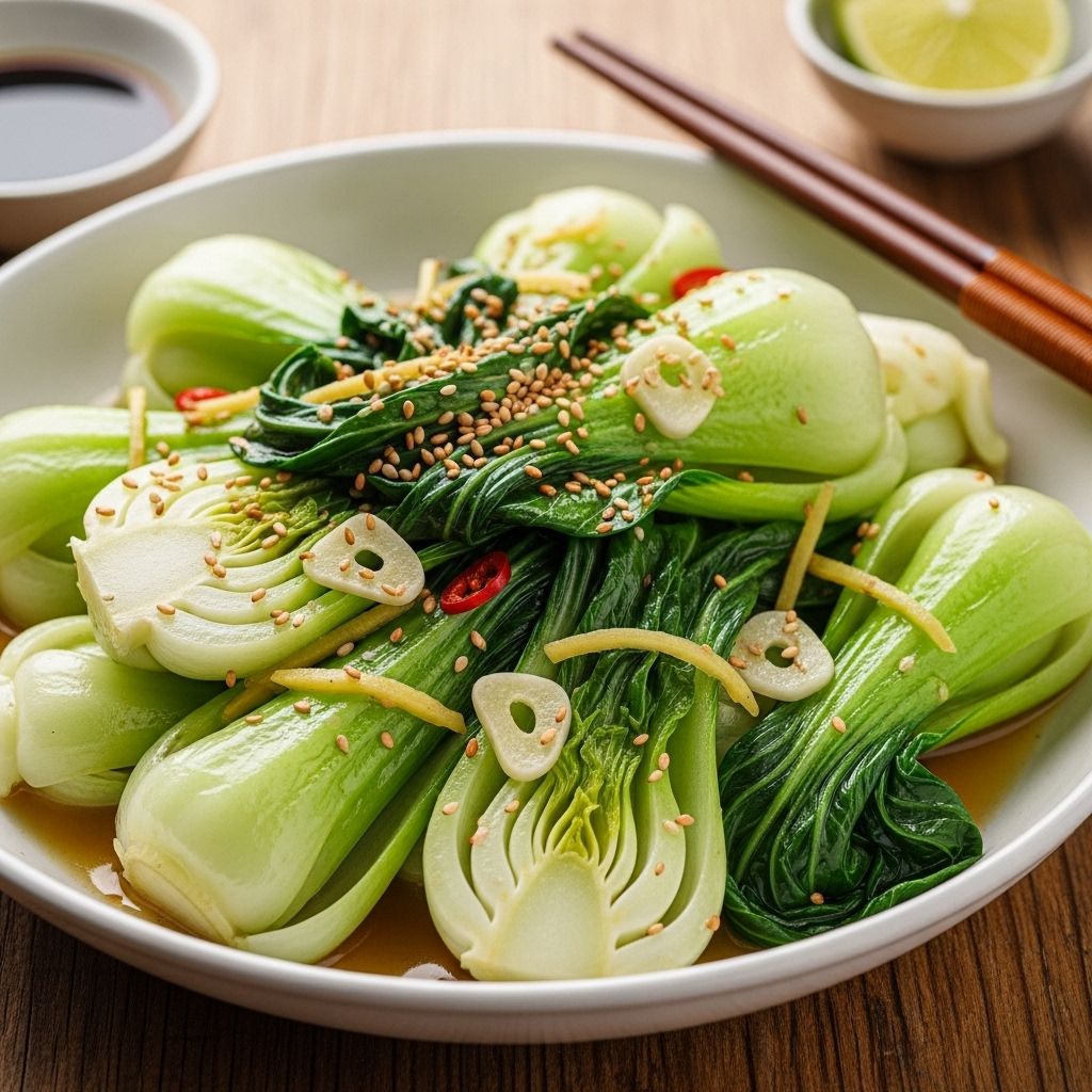 Easy Bok Choy Recipe: 10-Minute Flavorful & Nutritious Dish Discover a vibrant green side that boosts health and delights your taste buds fast!