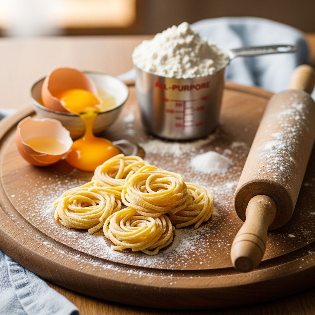 Master the art of making tender, old-fashioned egg noodles at home with just five pantry ingredients.