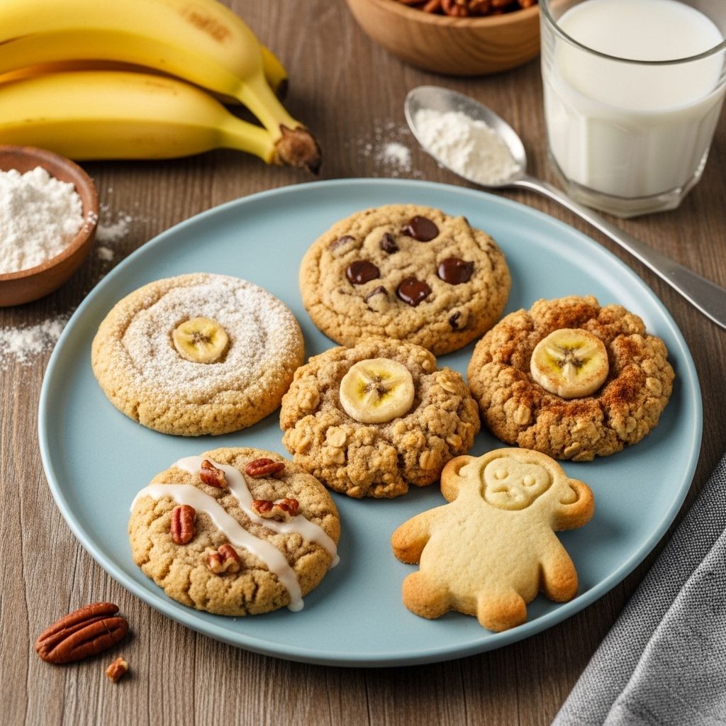 Bake soft and fluffy banana cookies with your kids—fun, simple, and perfect for sharing with family and friends.