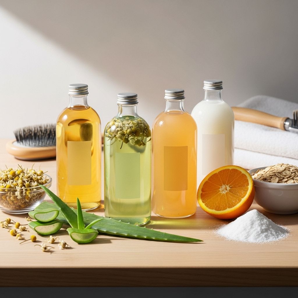 DIY blends soothe itchy skin and restore your dog’s healthy coat shine.