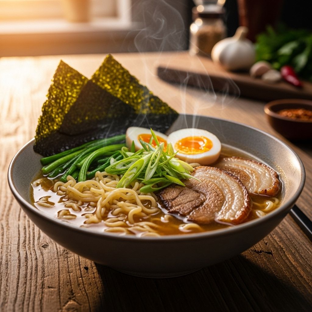 Transform simple instant noodles into a flavorful, satisfying ramen bowl with fresh ingredients and easy steps.