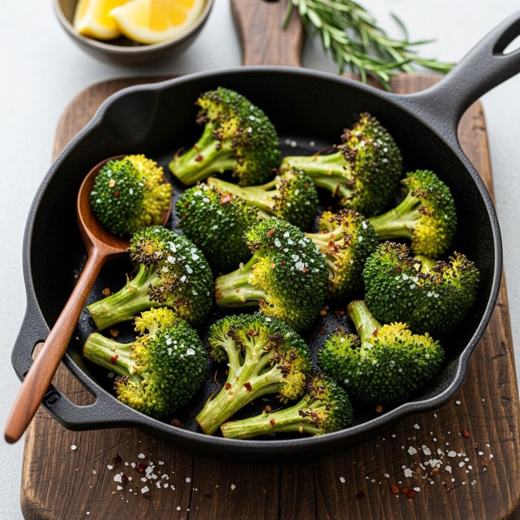 Discover the easiest way to make roasted broccoli that transforms this humble vegetable into a golden, flavorful side dish.