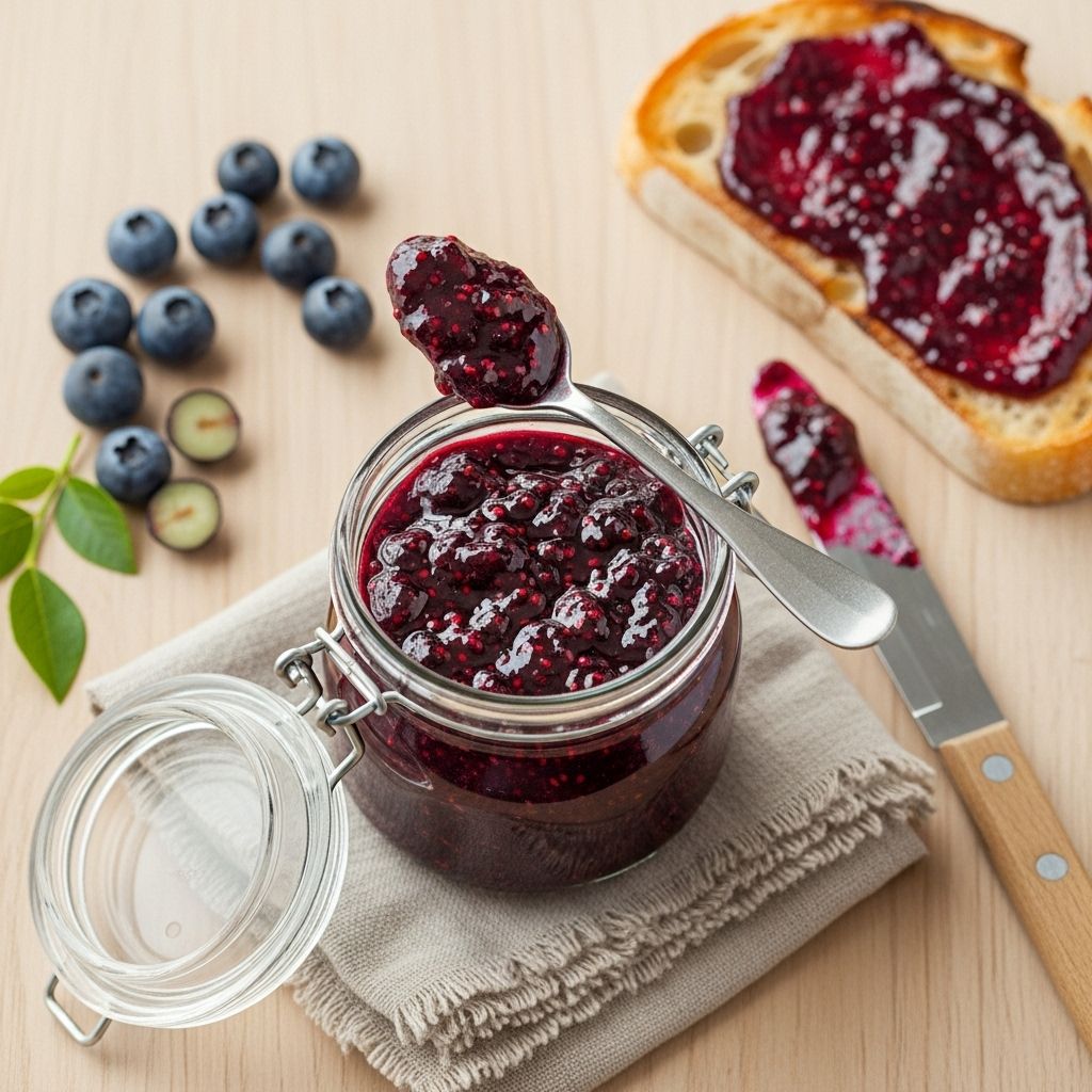 A spoonful of summer fruit sweetness that elevates toast, yogurt, and baked treats.
