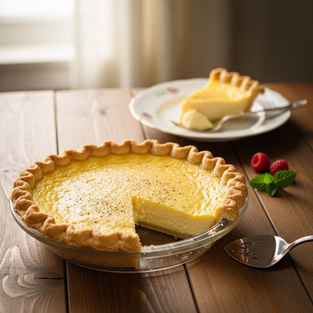 A creamy filling with delicate sweetness makes this dessert a comforting favorite.