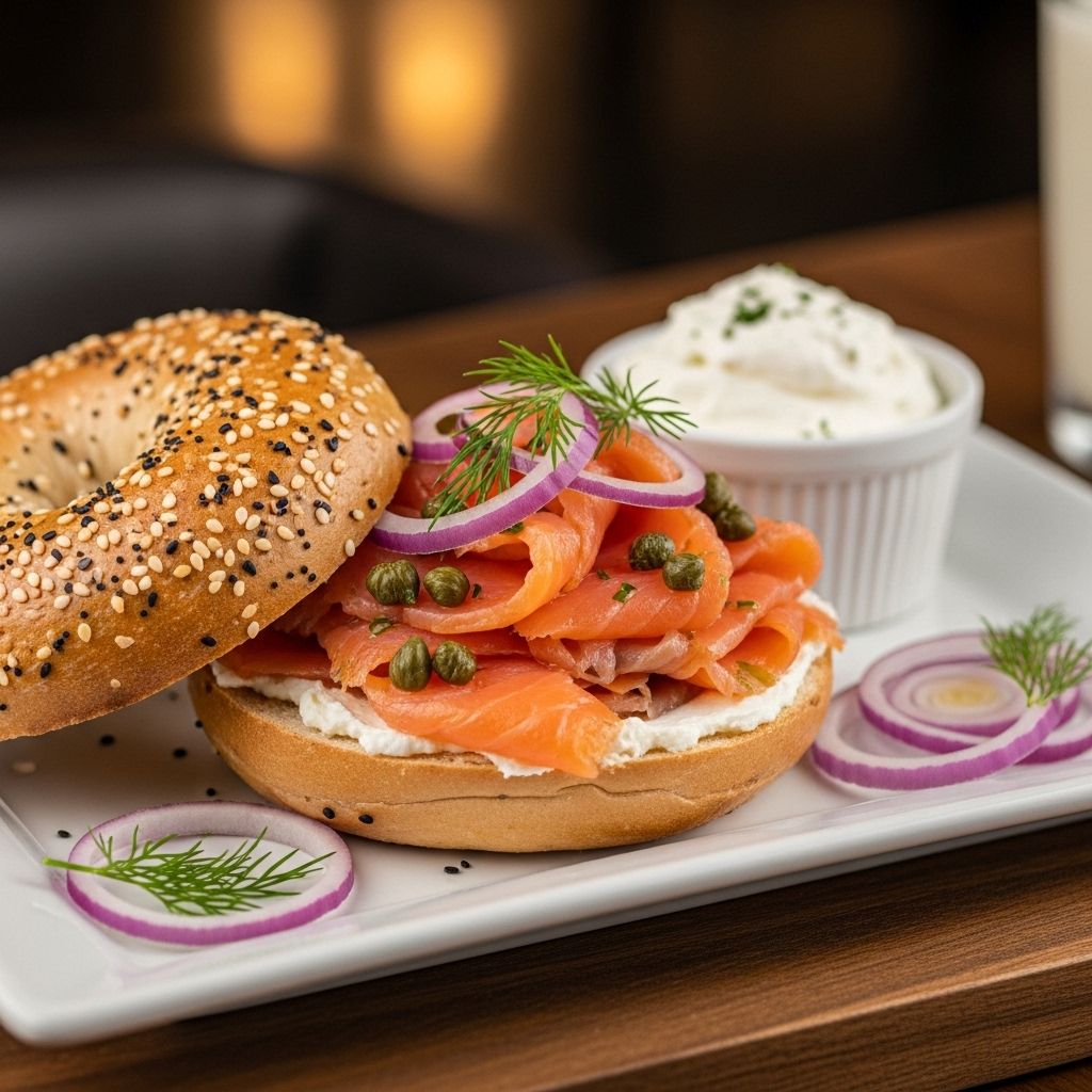 Whipped cheese, silky salmon, and zesty toppings transform morning meals.