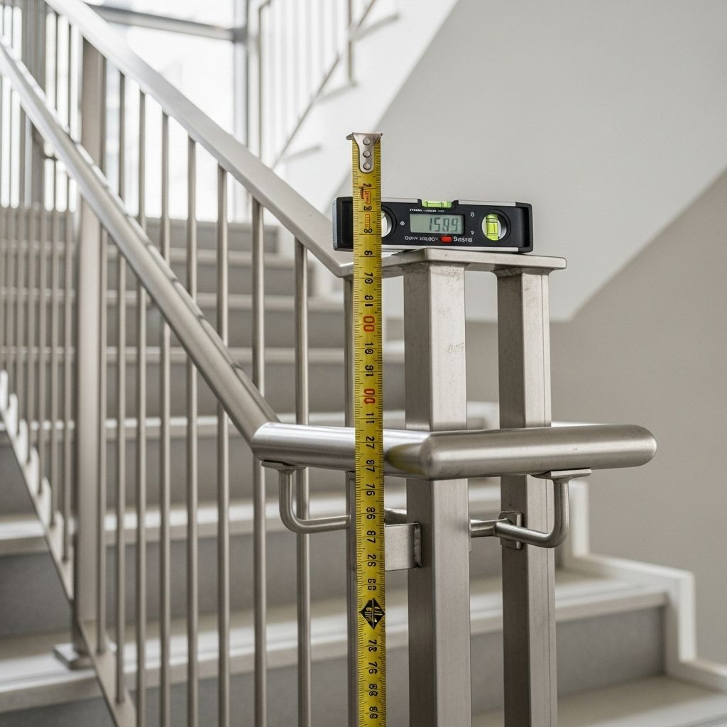 Master safety and style by uncovering precise measurements for durable handrail setups today.