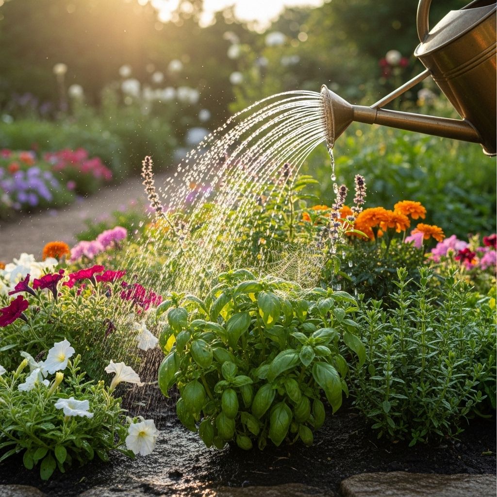Master the art of efficient summer watering to keep your garden thriving through heat waves
