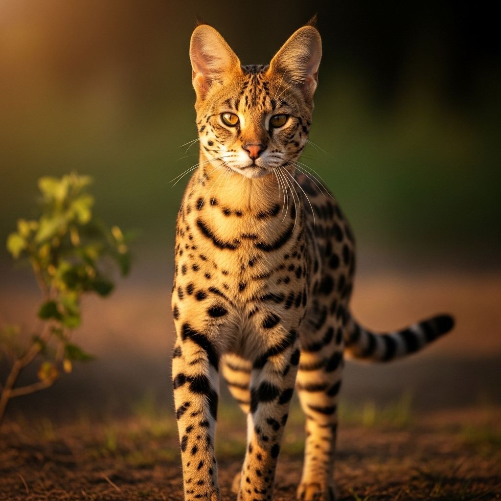 A playful, intelligent companion that blends wild looks with affectionate loyalty.