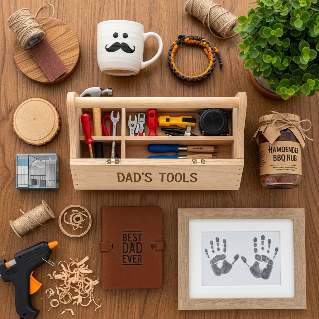 Handmade projects that celebrate Dad’s story with personal flair and lasting sentiment.
