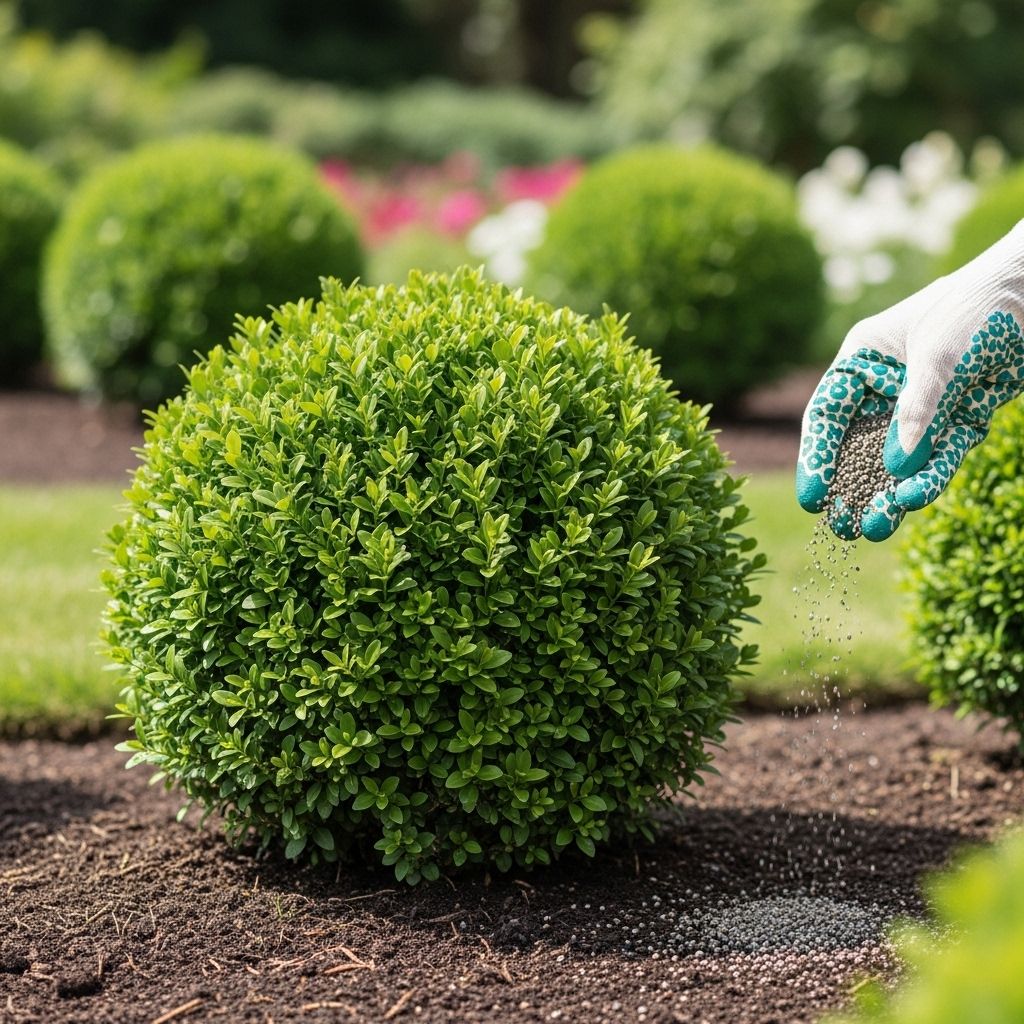 Feed your boxwood shrubs the right way — discover timing, methods, fertilizer choices and must-know care tips for thriving evergreen hedges.