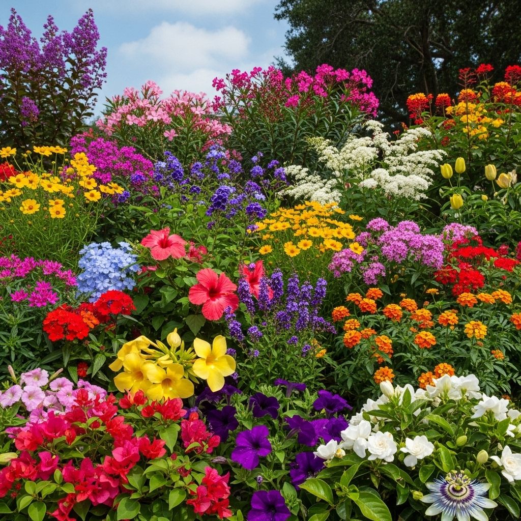 Transform your Florida landscape with these heat-tolerant flowers that provide non-stop color throughout all seasons