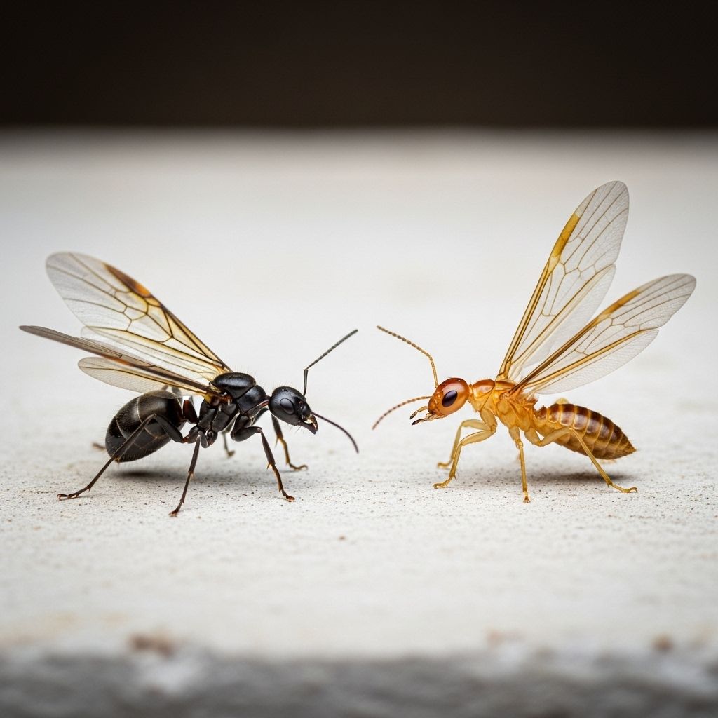 Flying Ants Vs Termites: 7 Key Differences To Identify Them Learn how to distinguish between flying ants and termites to protect your home from potential damage