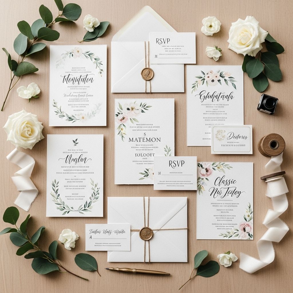 Explore Shutterfly’s free wedding invitation samples, paper types, and premium finishes to craft the perfect first impression for your big day.