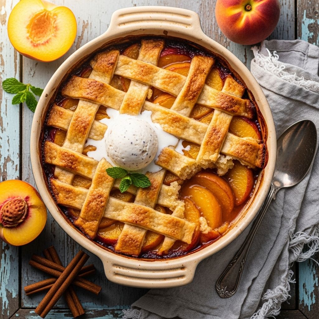 Peach Cobbler Recipe: Easy Southern Dessert With 5 Expert Tips Savor a warm, gooey treat bursting with juicy sweetness from sun-kissed orchards.