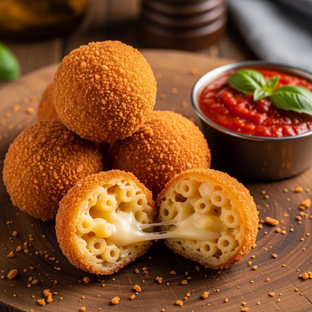 A golden shell hiding a melting cheese core that turns every gathering into a delight.