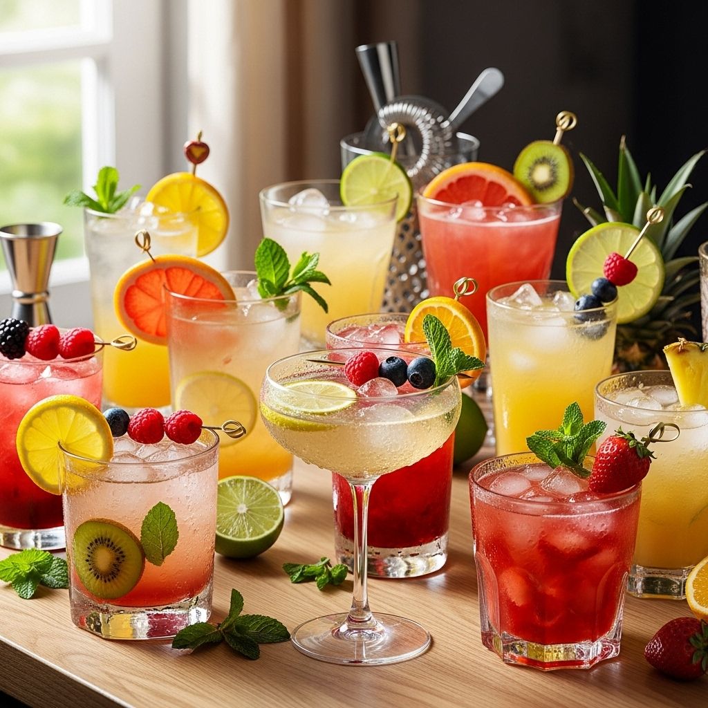 A festive twist on classic drinks that brightens any gathering with bold, fruity flavors.