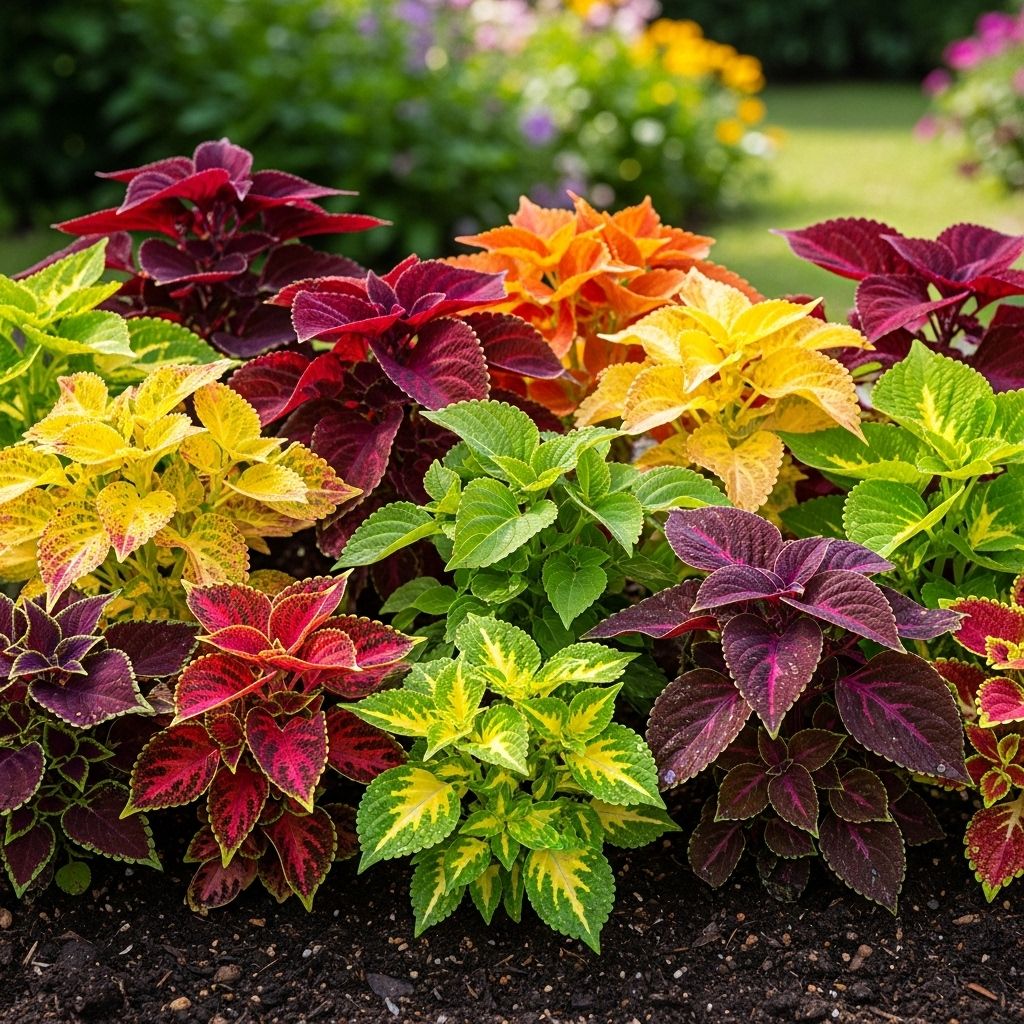 Foliage hues intensify in strong light to create captivating summer color displays.