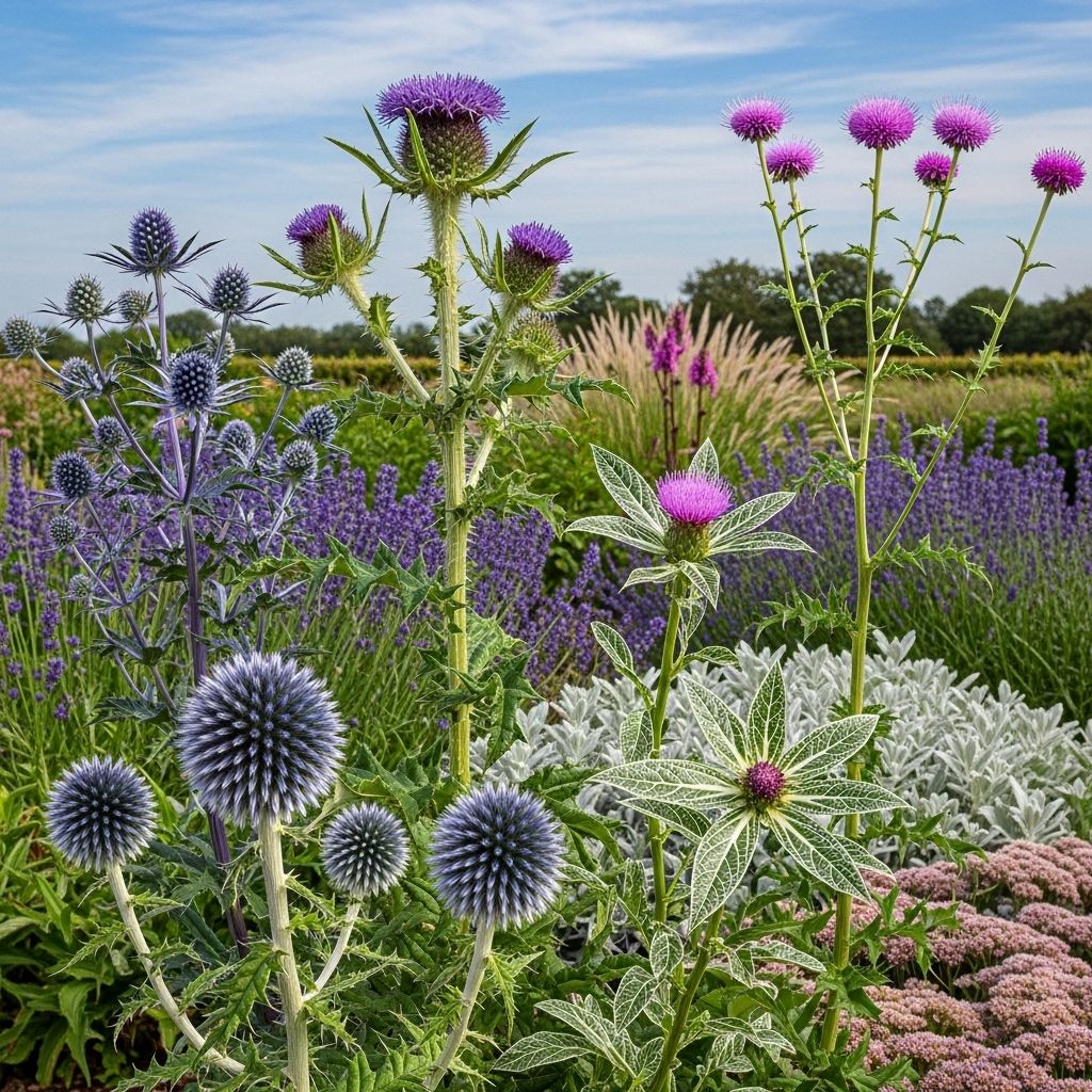 Explore five dramatic, wildlife-friendly thistles that add texture, color, and architecture to gardens—without running wild.