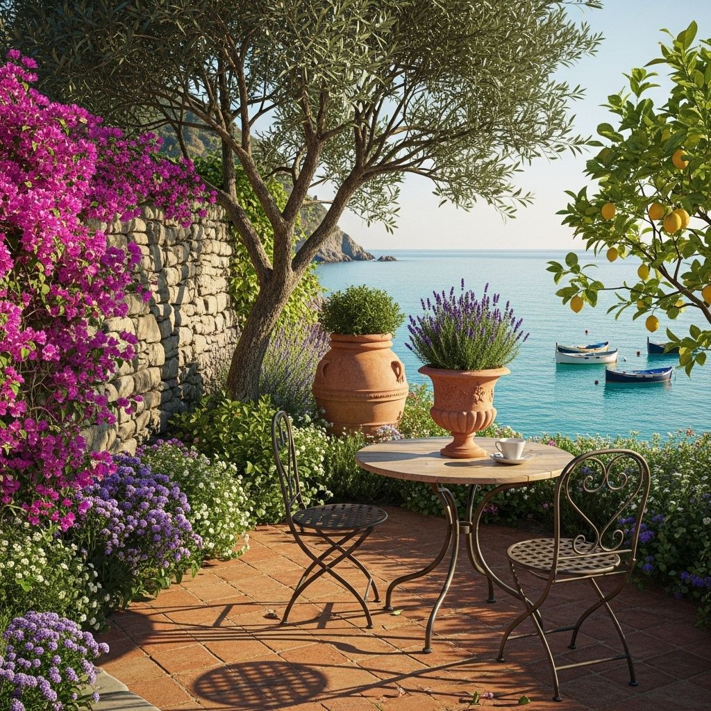 A Mediterranean inspired oasis awaits in every corner of your outdoor space.
