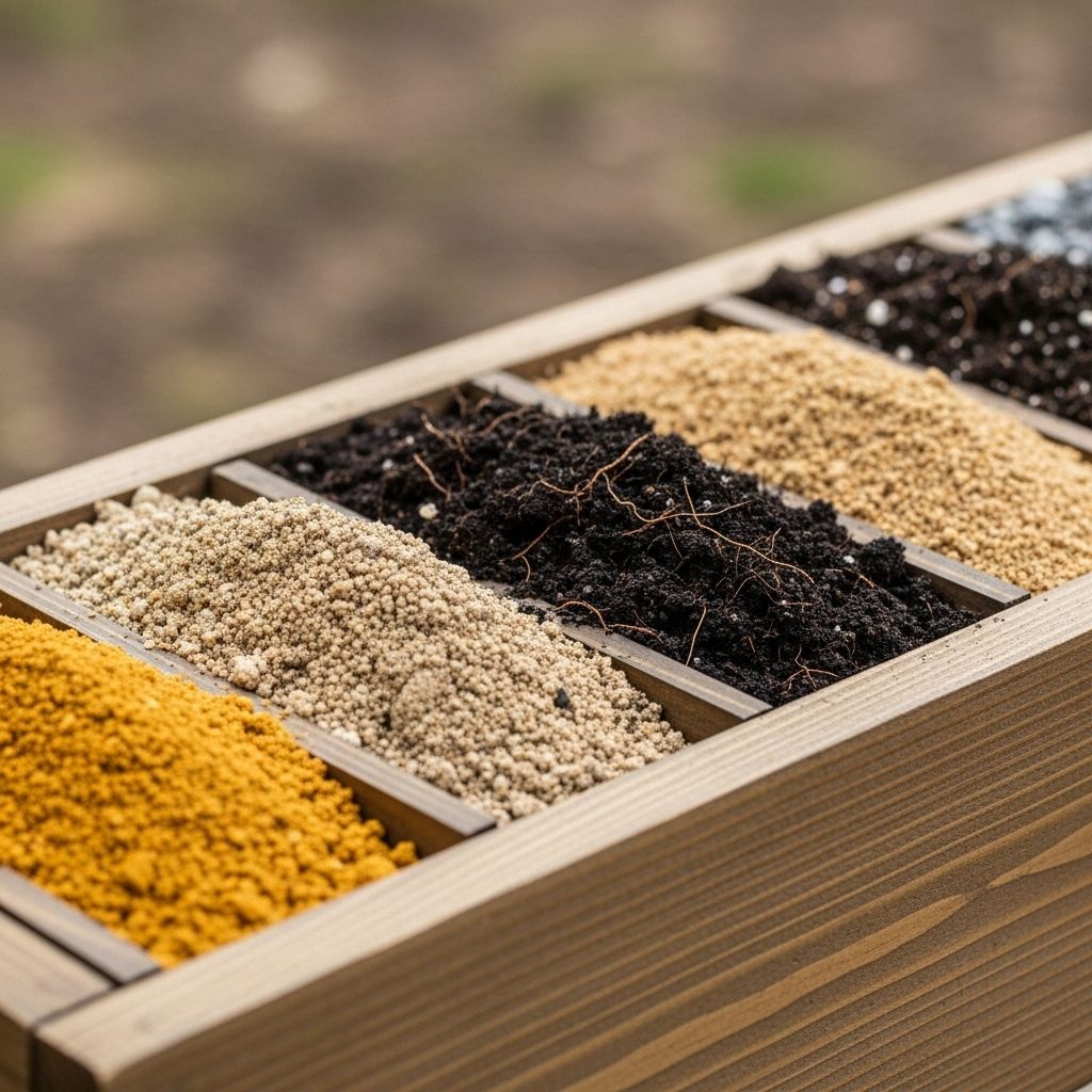 Matching each plant to its ideal earth texture creates strong roots and vibrant blooms.