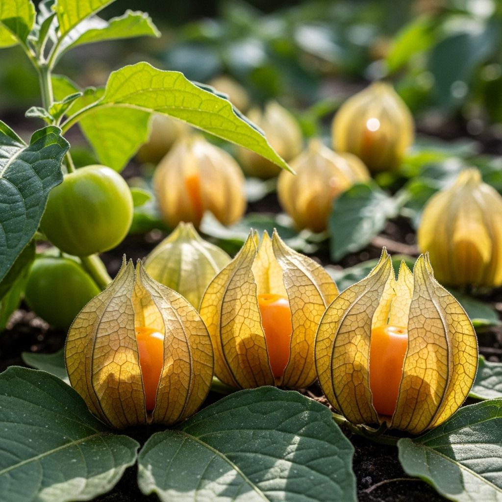 Gardening 101: Cape Gooseberry Delicate papery husks hide sweet-tart berries that thrive with minimal upkeep.