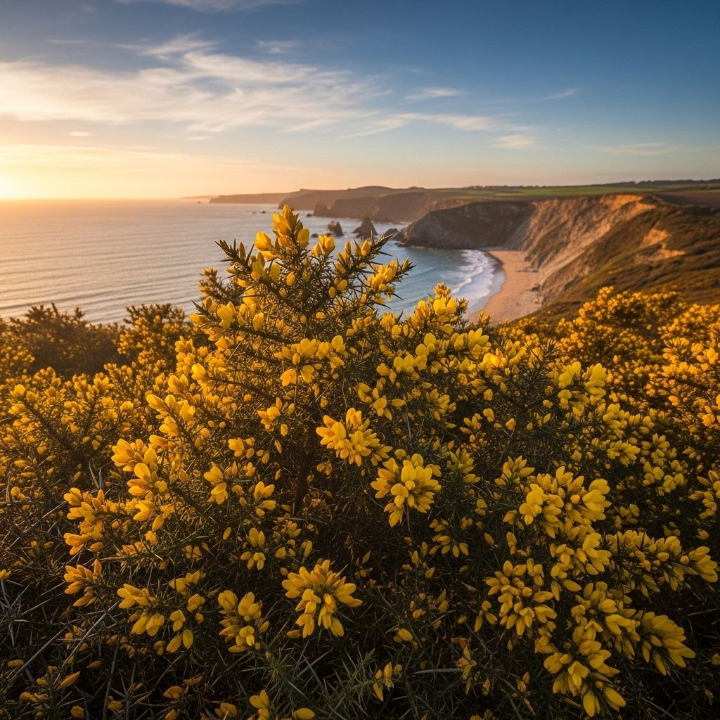 A hardy shrub that brings golden blooms to harsh sites and offers nectar year-round.