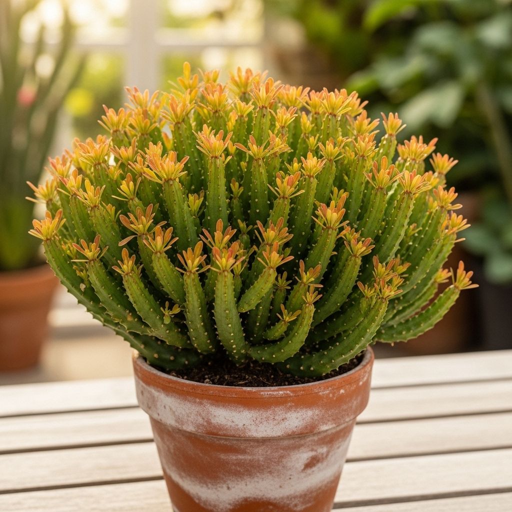 Striking sculptural form meets drought-tolerant resilience for hassle-free green style.