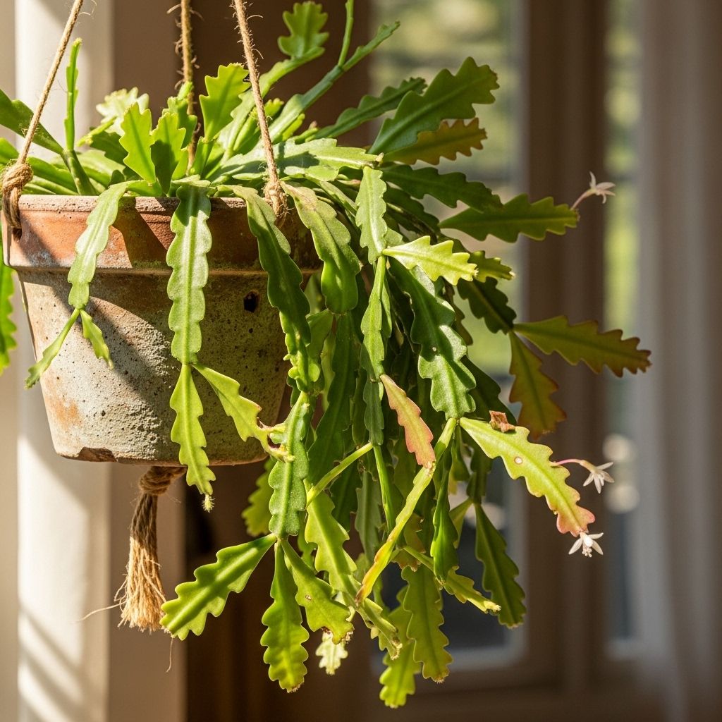 Show off this tropical cactus’s striking zigzag foliage with care-focused techniques.