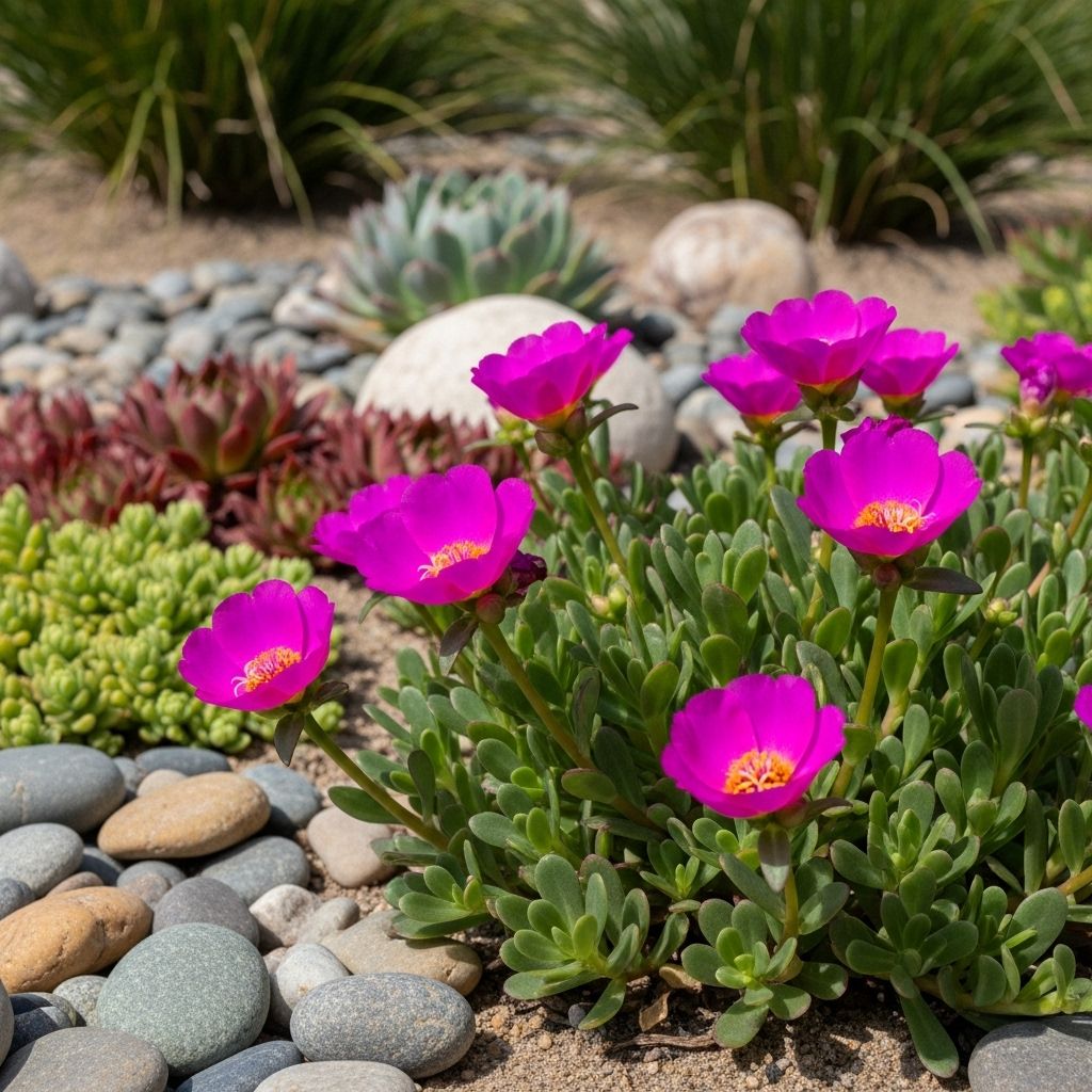 Rock Purslane is a showstopping, low-maintenance succulent that blooms for months and thrives in tough garden spots.