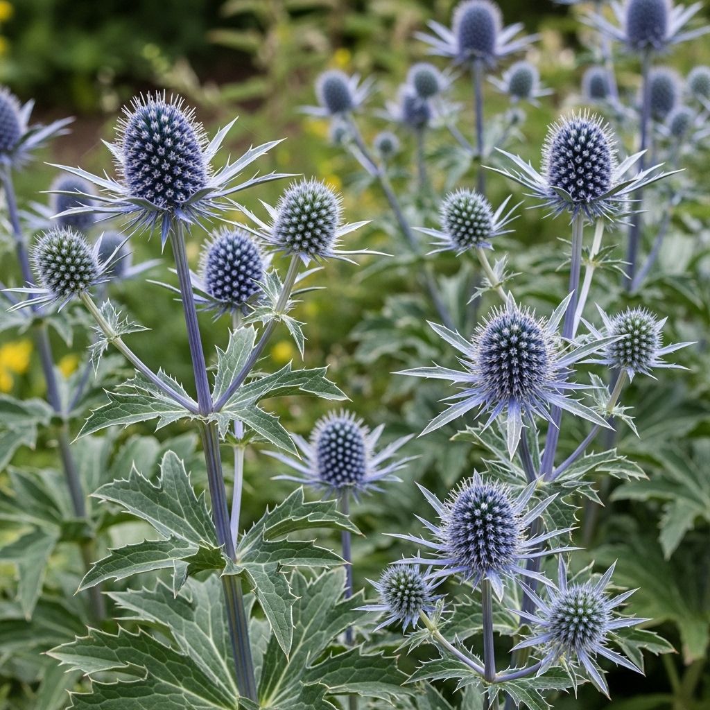 Gardening 101: Sea Holly (Eryngium) Plant Care & Design Guide Spiky blooms and silvery tones add structure and color from summer into early fall.