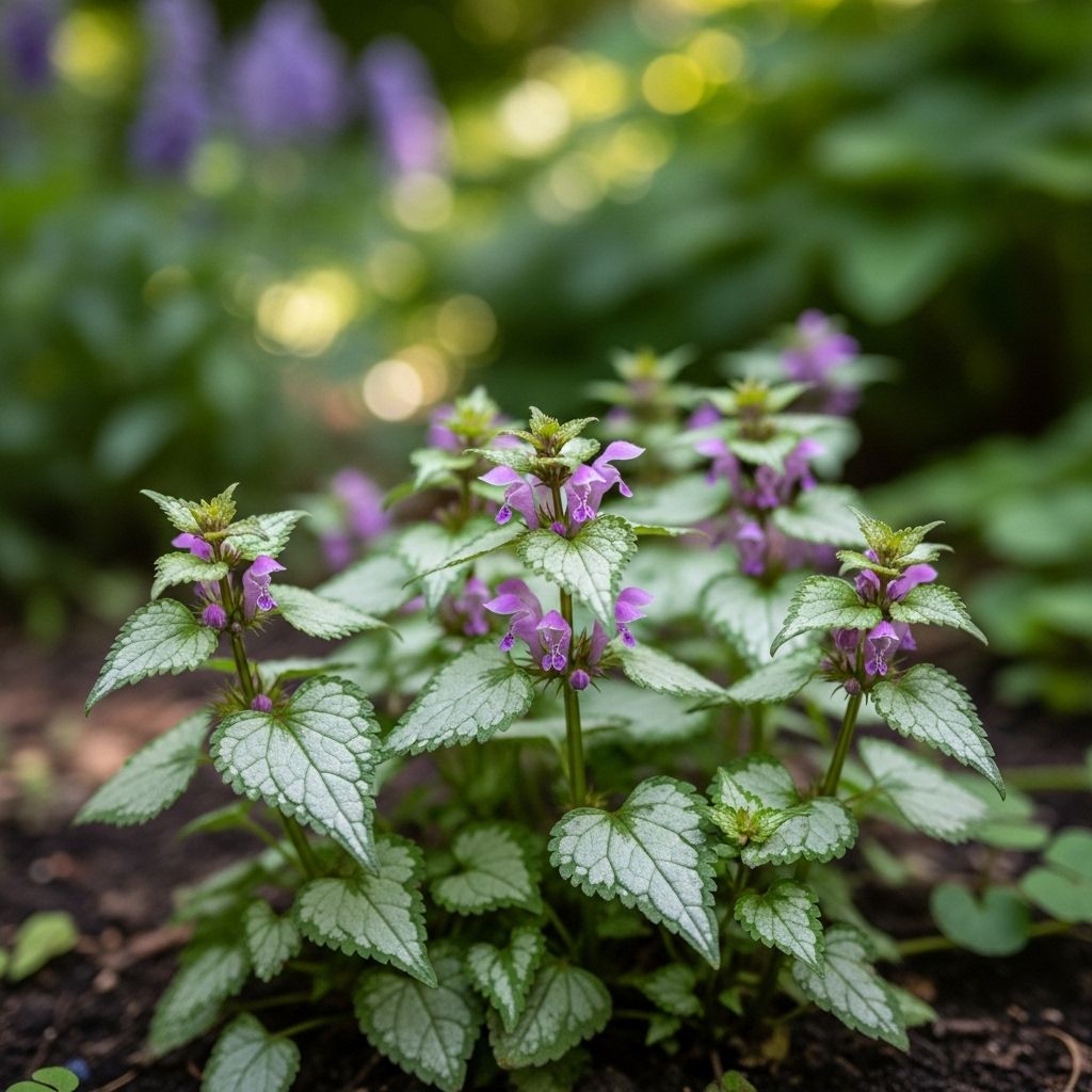 Silvery variegated leaves and delicate flowers transform shady spots into vibrant havens.