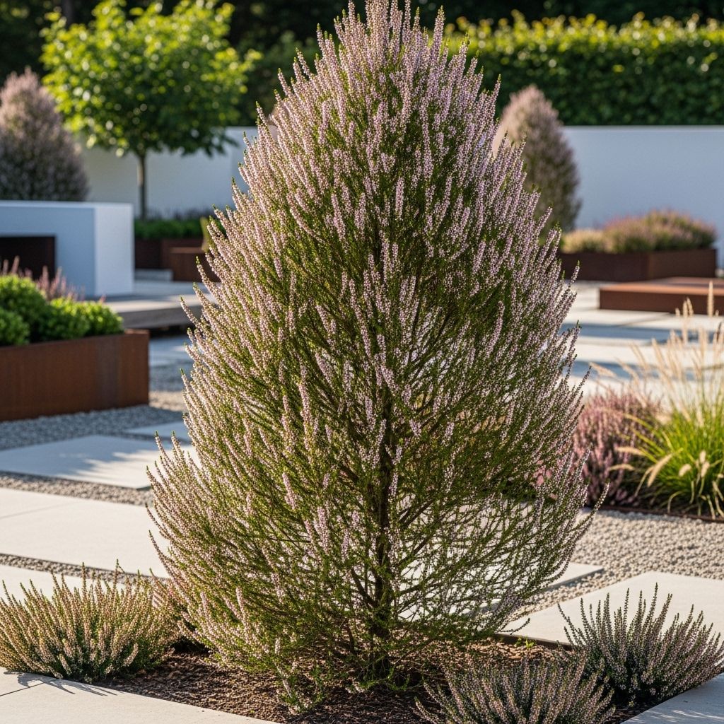 An evergreen focal point that thrives with minimal effort, offering fragrant blooms and elegant form.