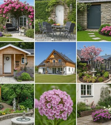 Merging structured layouts with wild planting creates lush retreats that balance beauty and sustainability.