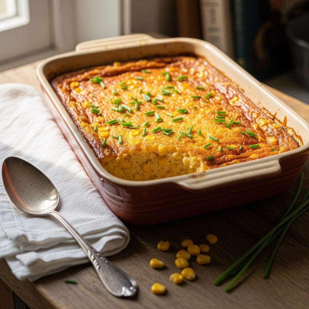 Corn Pudding Recipe: 7-Ingredient Grandma’s Classic Side Dish A creamy, sweet corn casserole that brings comfort and nostalgia to any family gathering