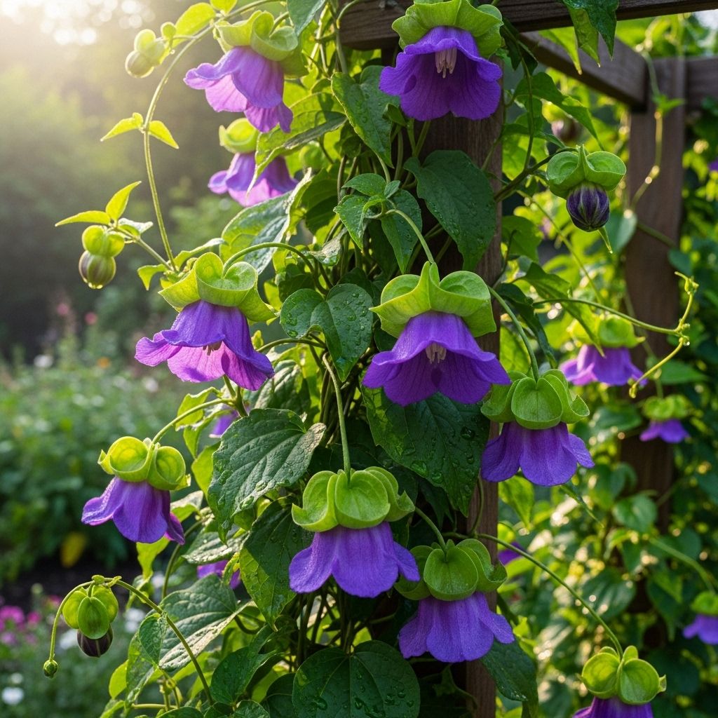 Ideal for fast vertical coverage and bold blooms that draw bees and hummingbirds alike.
