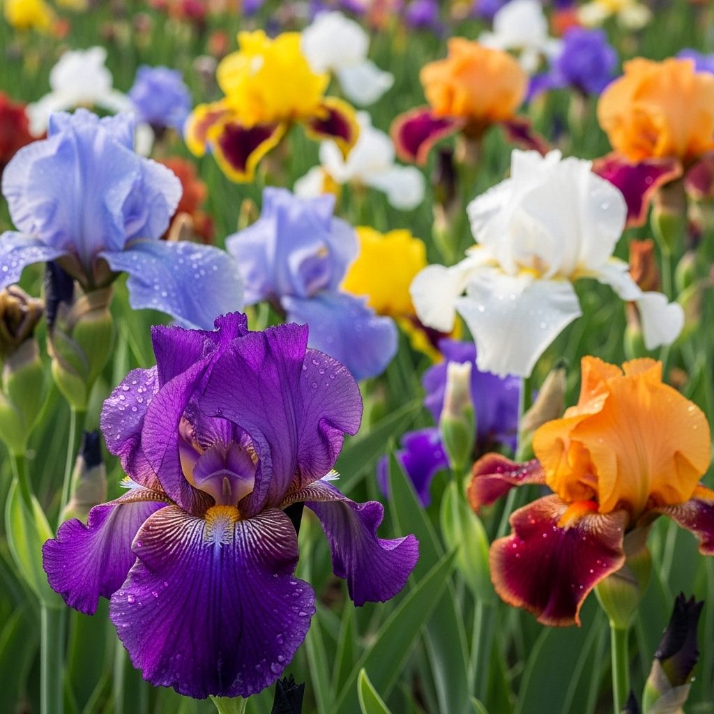 Discover the beauty and diversity of iris flowers and learn expert tips for growing these elegant perennials in your garden