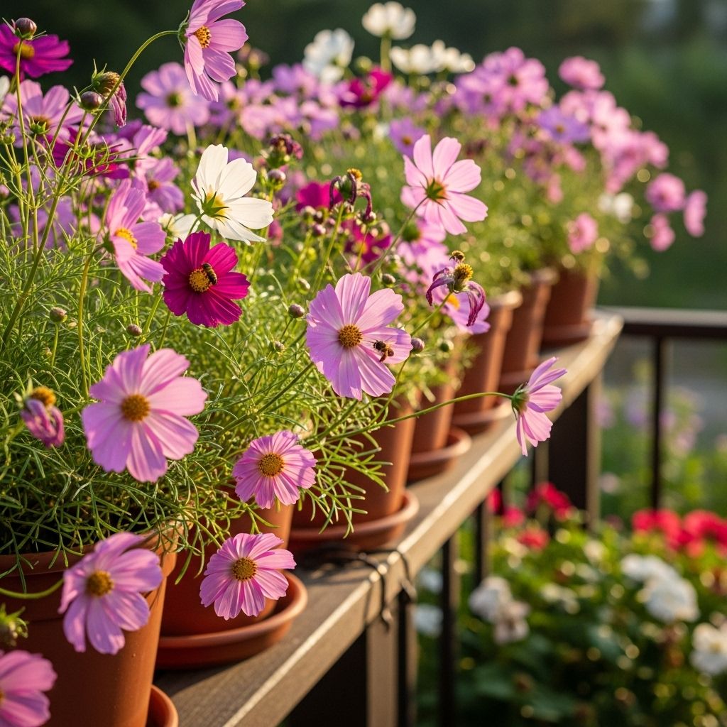 Master the art of container cosmos with expert tips for vibrant, low-maintenance blooms all season long.