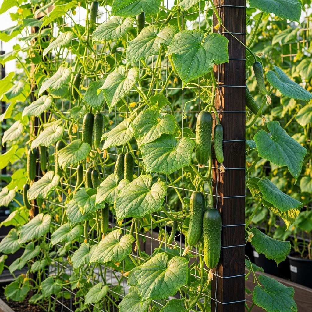 Elevate your garden with sturdy supports for healthier vines and easier harvesting.