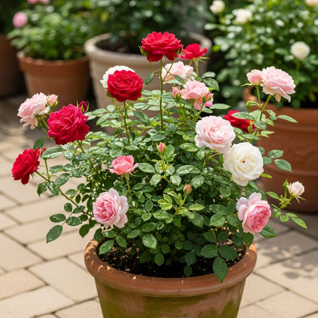Growing Roses In Containers: Essential Guide To Planting & Care Transform balcony spaces with vibrant blooms using expert tips for thriving container gardens.